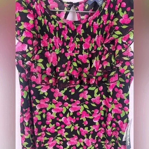 ModCloth Jam Packed on the Prairie Raspberry Dress - Picture 2 of 9